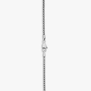 Talisman pendant with black carbon fibre in stainless steel
