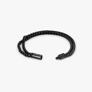 Pop Elements Armreif aus schwarzem, IP-beschichtetem Edelstahl