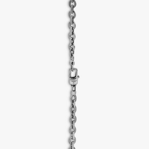 Rogato Signifier Necklace In Oxidised Silver