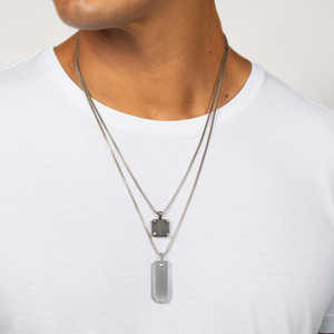 Octo Necklace In Titanium